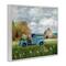 Stupell Industries Vintage Blue Truck in Meadow Framed Giclee Art